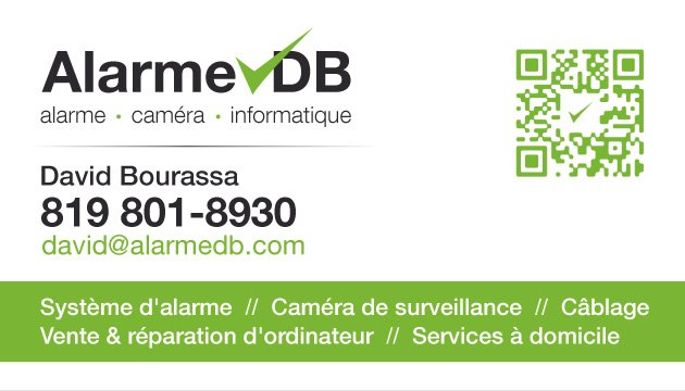 Alarme DB | 850 Boulevard Trudel O, Saint-Boniface, QC G0X 2L0, Canada | Phone: (819) 801-8930