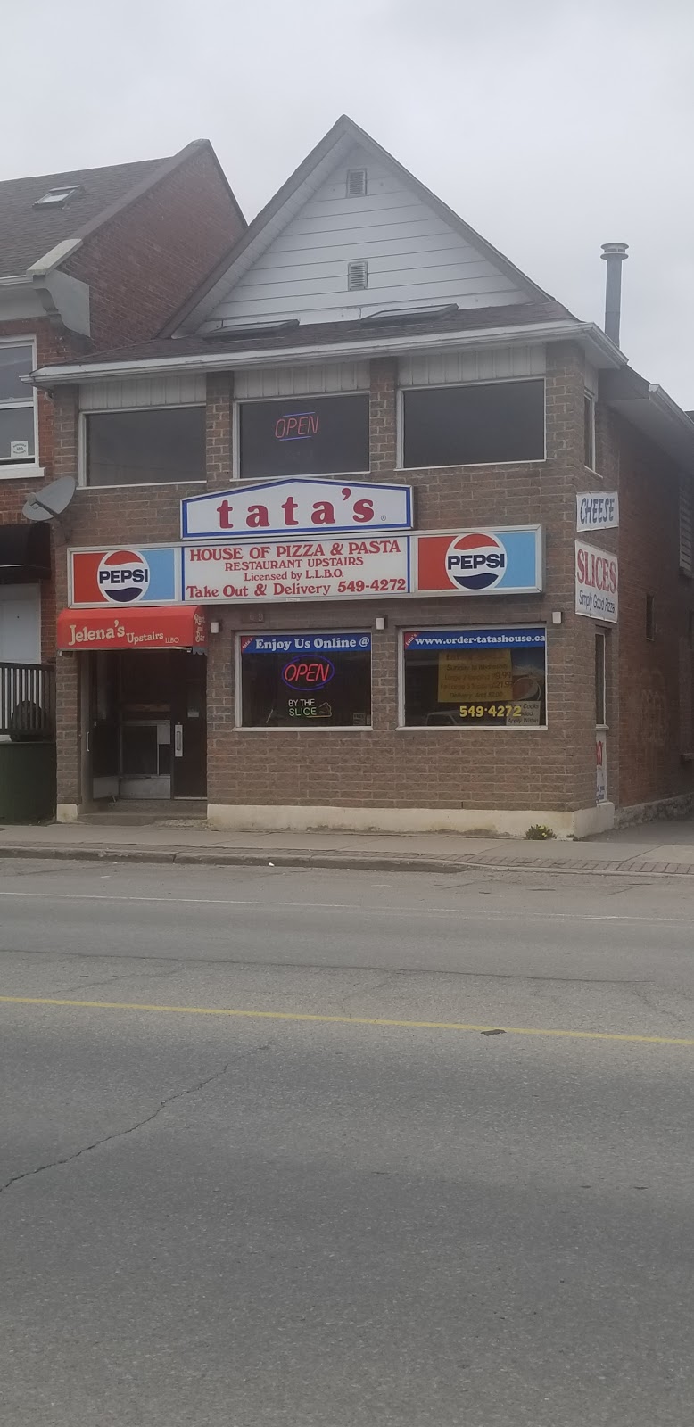 Tatas House of Pizza & Pasta | 569 Princess St, Kingston, ON K7L 1C8, Canada | Phone: (613) 549-4272
