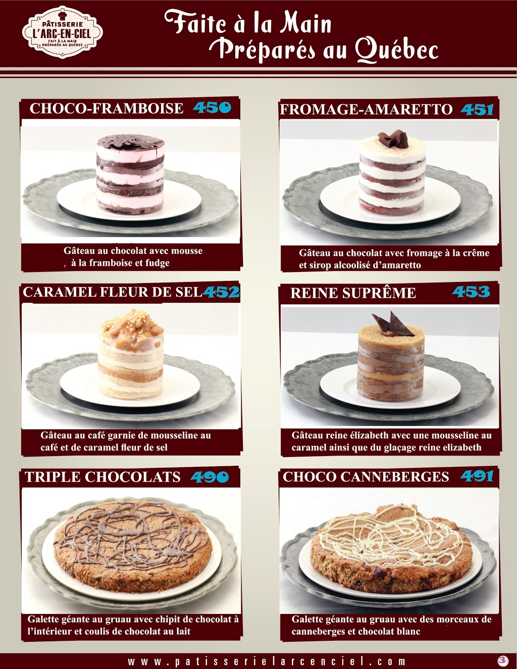 Pâtisserie lArc-En-Ciel et Les Bonnes Gateries | 2555 Rue Tebbutt, Trois-Rivières, QC G9A 5E1, Canada | Phone: (888) 474-1732