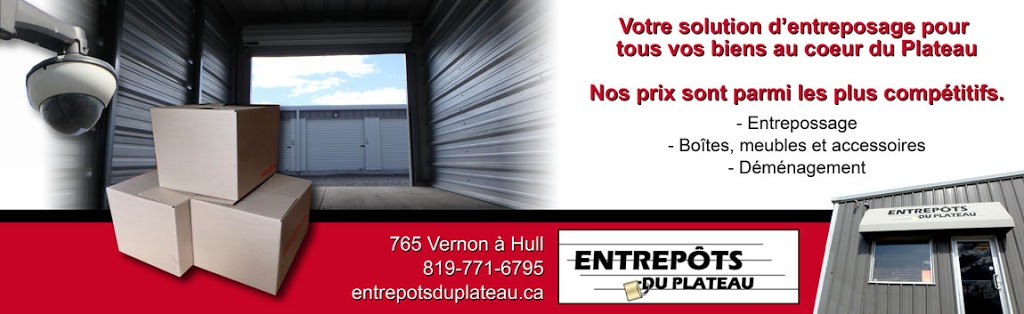 Entrepôts Du Plateau | 765 Rue de Vernon, Gatineau, QC J9J 3K4, Canada | Phone: (819) 771-6795