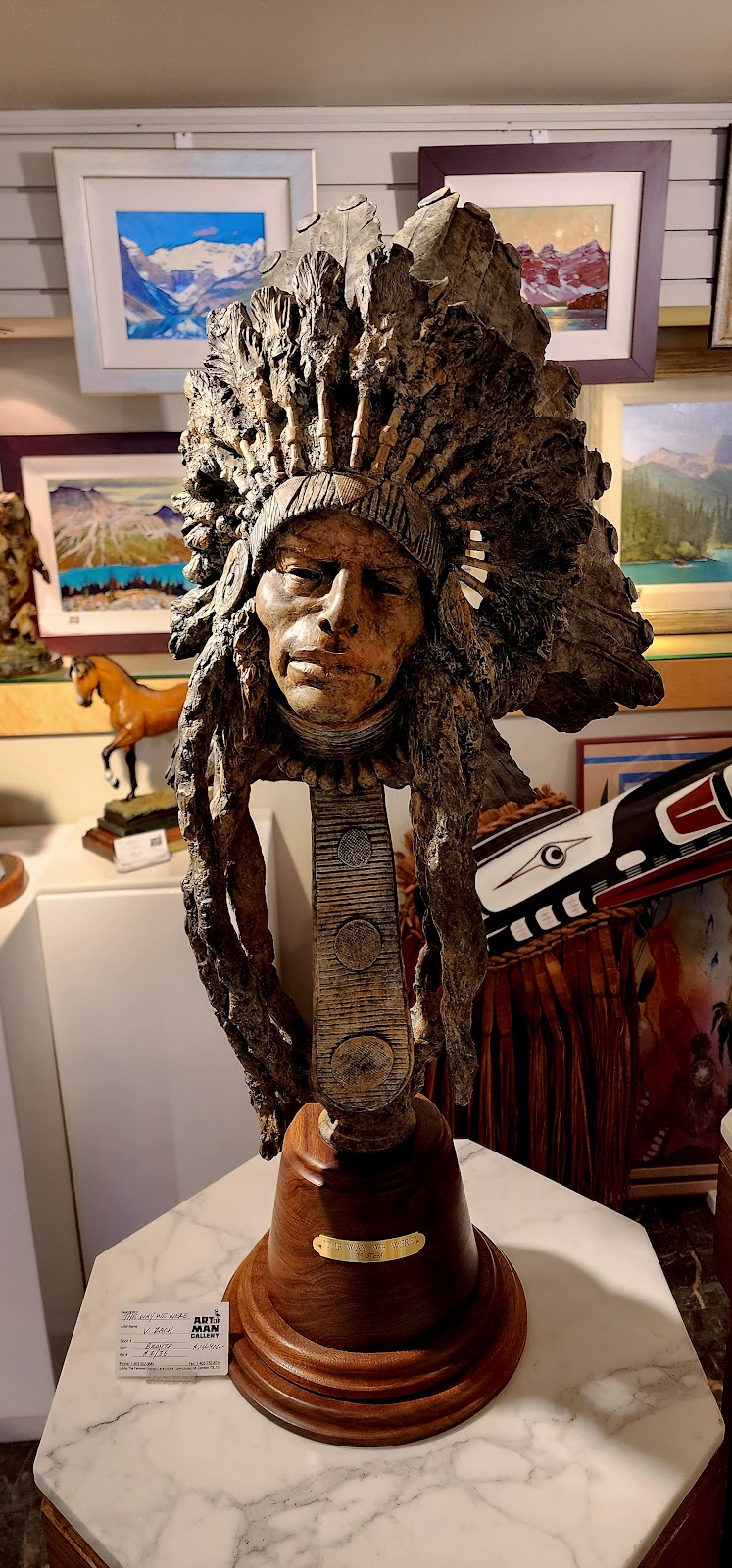 Art Of Man Gallery | 111 Lake Louise Dr, Lake Louise, AB T0L 1E0, Canada | Phone: (403) 522-3684
