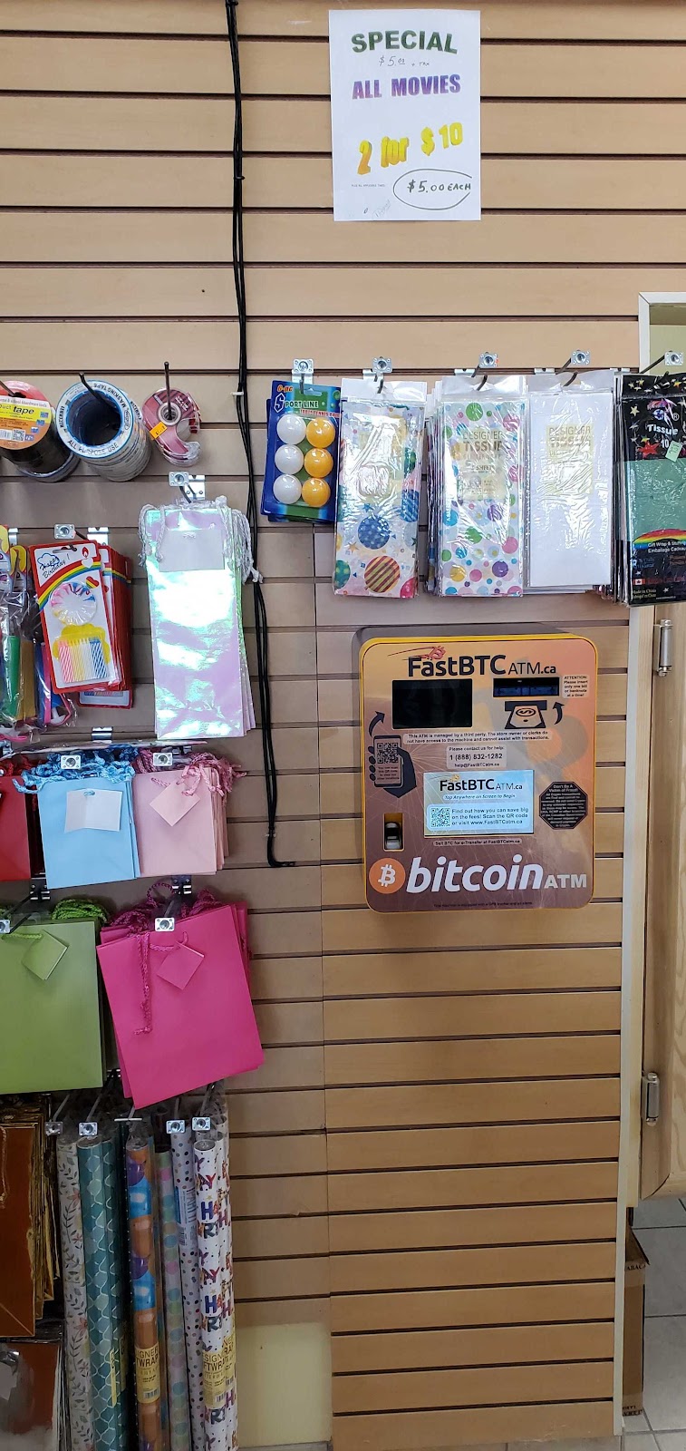 FastBTC Bitcoin ATM - QuikPik Variety Store | 221 Miller Dr Unit# 1, Georgetown, ON L7G 6G4, Canada | Phone: (888) 832-1282