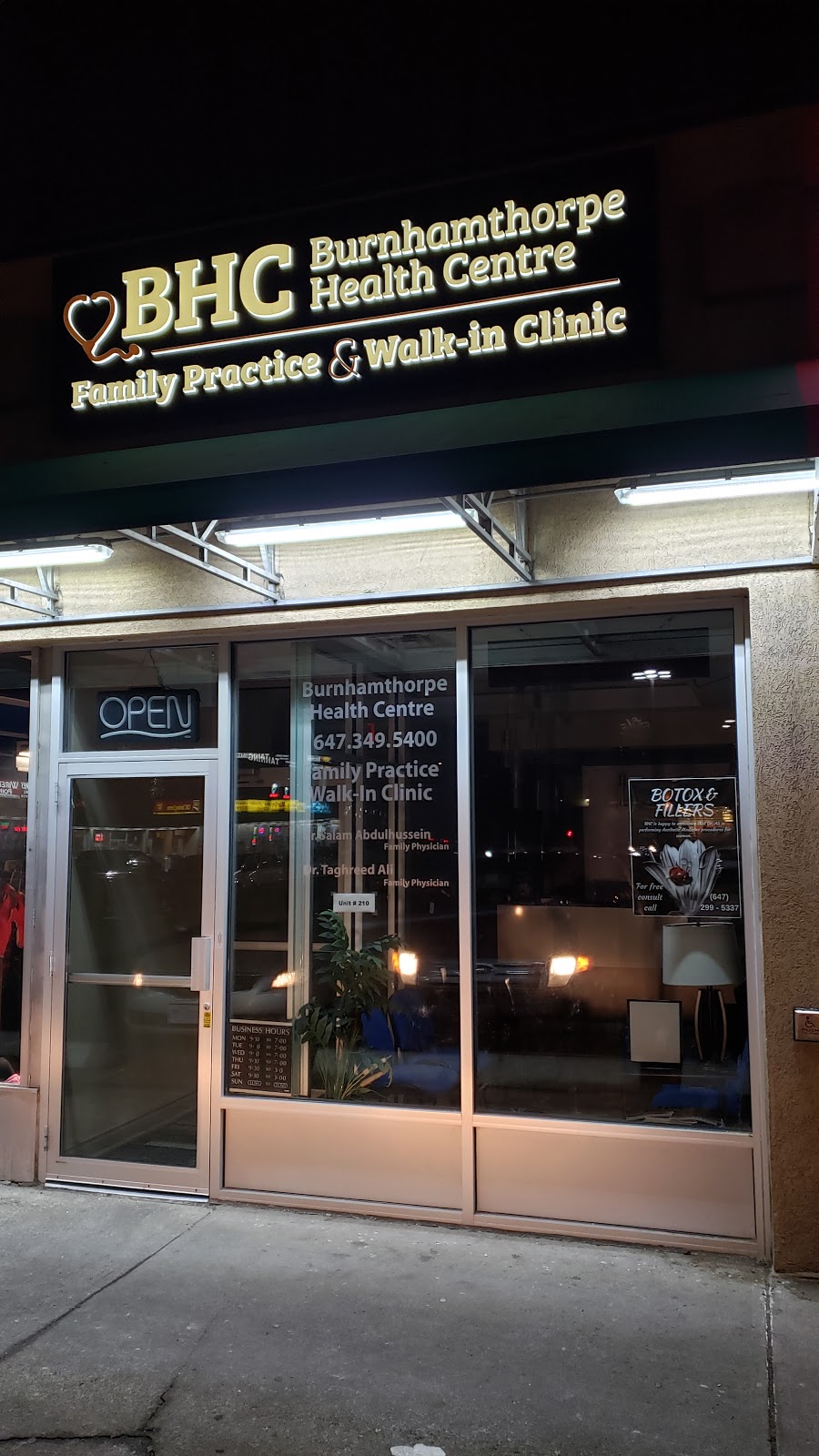 Burnhamthorpe Health Centre | 666 Burnhamthorpe Rd unit 210, Etobicoke, ON M9C 2Z4, Canada | Phone: (647) 349-5400