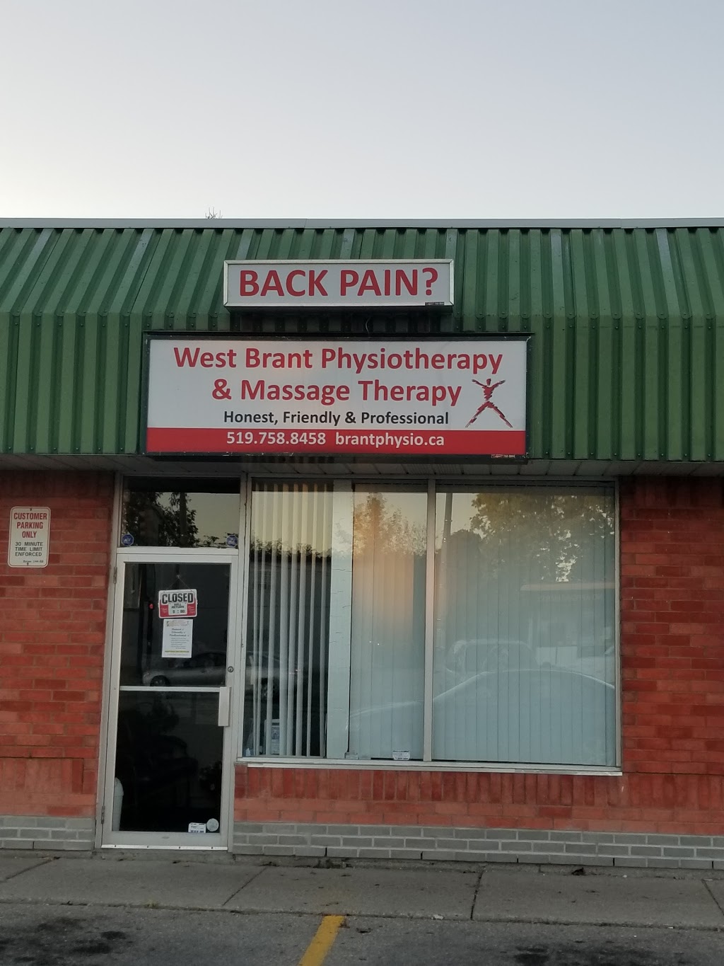 West Brant Physiotherapy And Massage Therapy | 129 Colborne St W, Brantford, ON N3T 1K9, Canada | Phone: (519) 758-8458