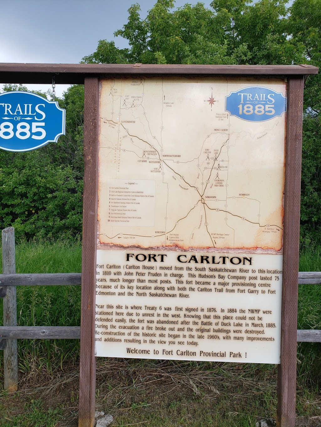 Fort Carlton Provincial Park | 212 Hwy, Duck Lake No. 463, SK S0K 0W0, Canada | Phone: (306) 467-5205