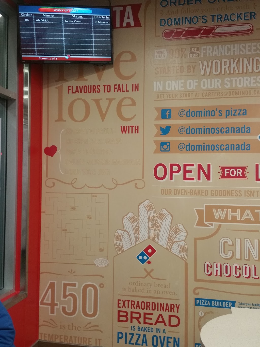 Dominos | 420 Riverbend Square NW, Edmonton, AB T6R 2X2, Canada | Phone: (780) 496-9917