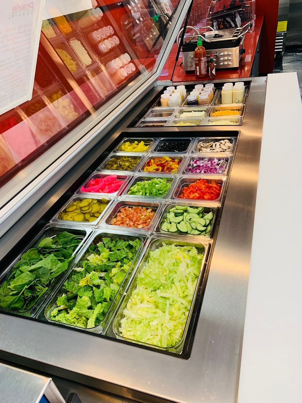 Prairie Donair Crowfoot Village Calgary | 20 Crowfoot Crescent NW #820, Calgary, AB T3G 2P6, Canada | Phone: (403) 452-0452