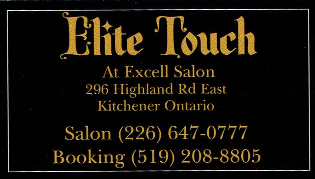 Elite Touch KW | 296 Highland Rd E, Kitchener, ON N2M 2W4, Canada | Phone: (519) 208-8805