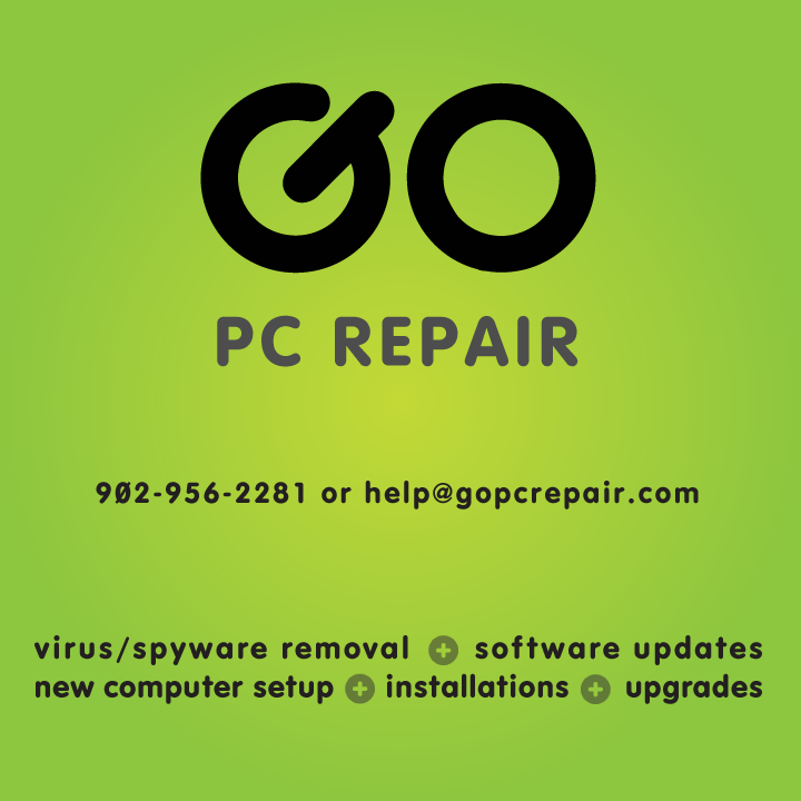 GO PC REPAIR | 23 Pleasant Hl, Stewiacke, NS B0N 2J0, Canada | Phone: (902) 956-2281