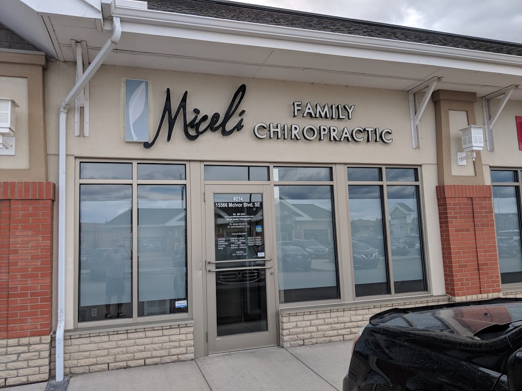 Miceli Family Chiropractic | 15566 McIvor Blvd SE, Calgary, AB T2Z 4Y2, Canada | Phone: (403) 257-9661