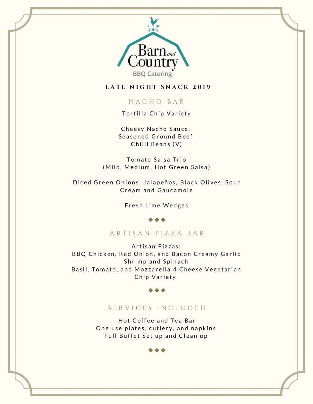Barn and Country Catering and Mobile BBQ | 1344 Minto Rd RR1, Stirling, ON K0K 3E0, Canada | Phone: (613) 848-8231