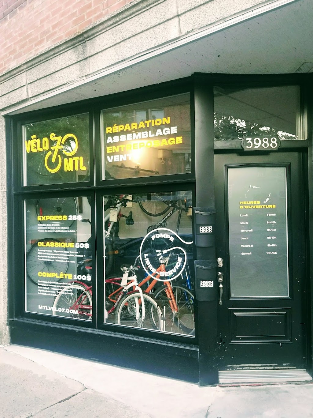 Atelier velo7 | 3988 Rue Masson, Montréal, QC H1X 1T5, Canada | Phone: (514) 400-3461