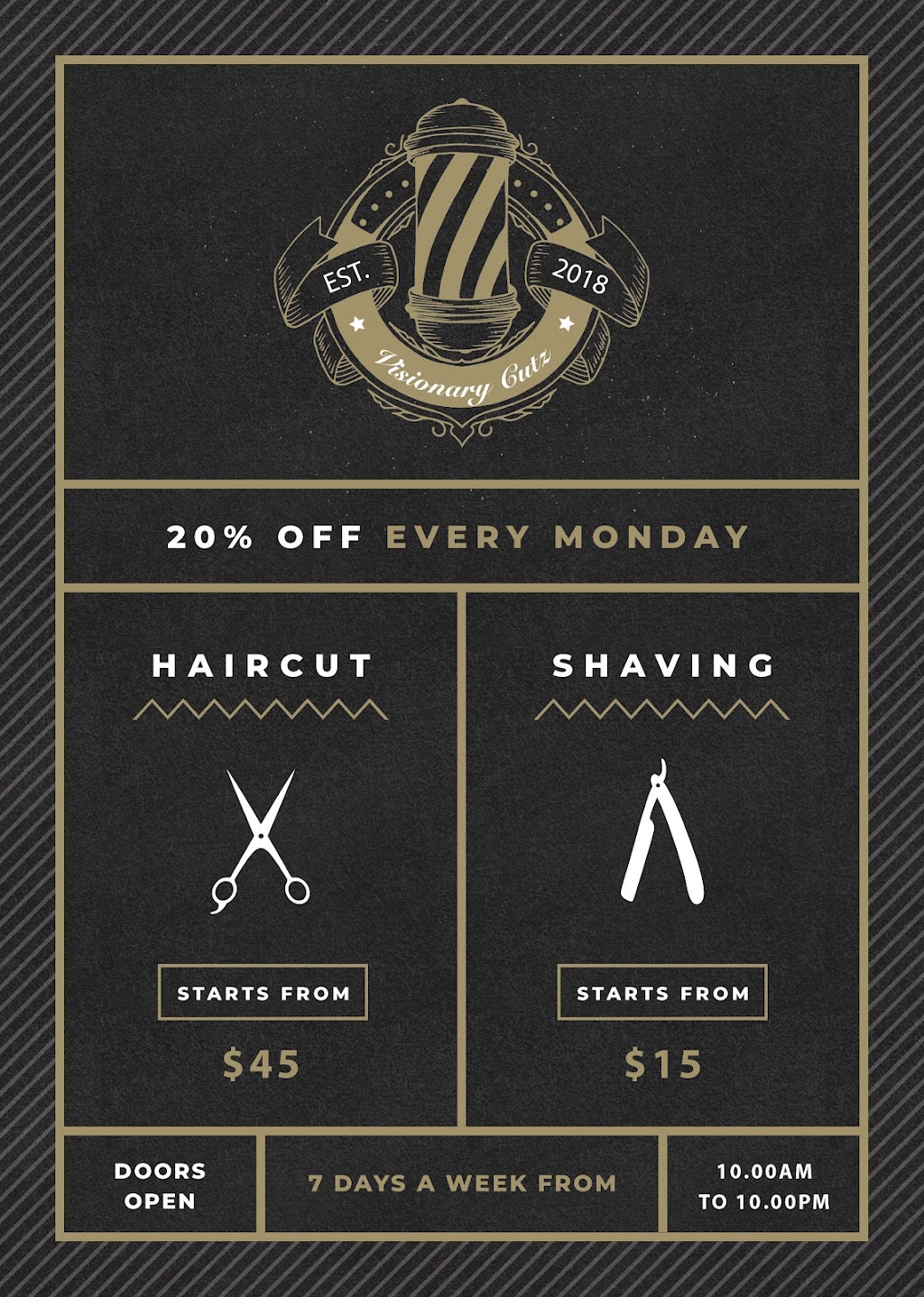 Visionary Cutz (Perms) | 2510 Countryside Dr Unit 6, Brampton, ON L6R 0A4, Canada | Phone: (647) 673-6796