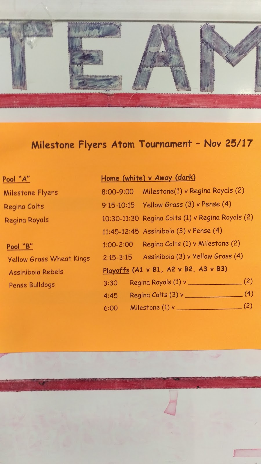 Milestone Memorial Rink | Industrial Dr, Milestone, SK S0G 3L0, Canada | Phone: (306) 436-2220
