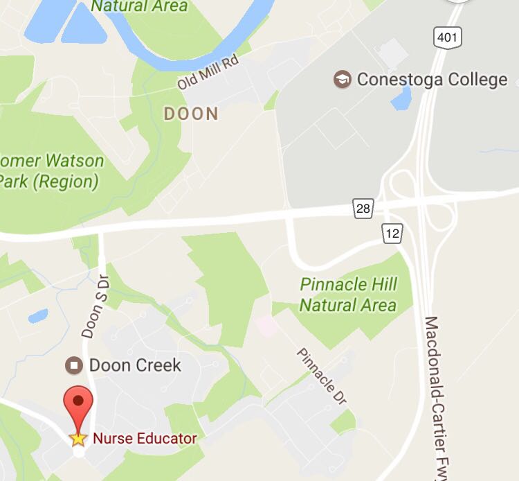 Nurse Educator | 28 Doon Mills Dr Unit 20, Kitchener, ON N2P 2W9, Canada | Phone: (519) 242-5221