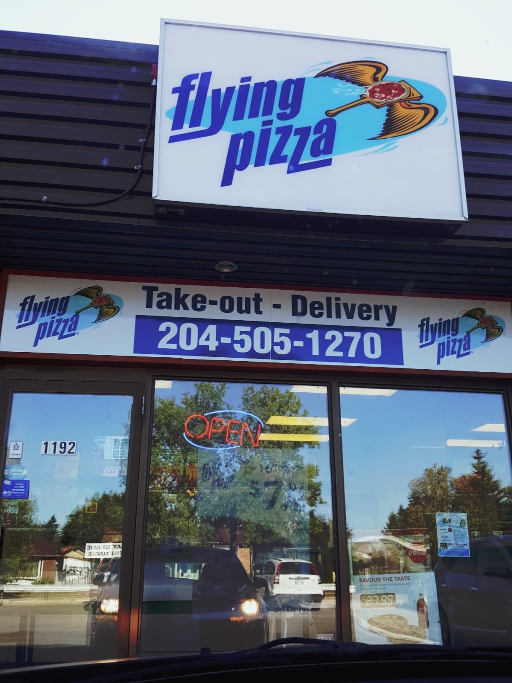 Flying Pizza | 1192 Jefferson Ave, Winnipeg, MB R2P 0C7, Canada | Phone: (204) 505-1270