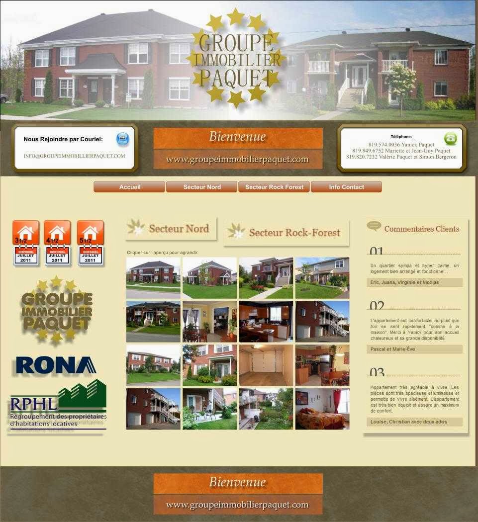 Groupe Immobilier Paquet | 2769 Rue Dussault, Sherbrooke, QC J1L 2Z7, Canada | Phone: (819) 574-0036