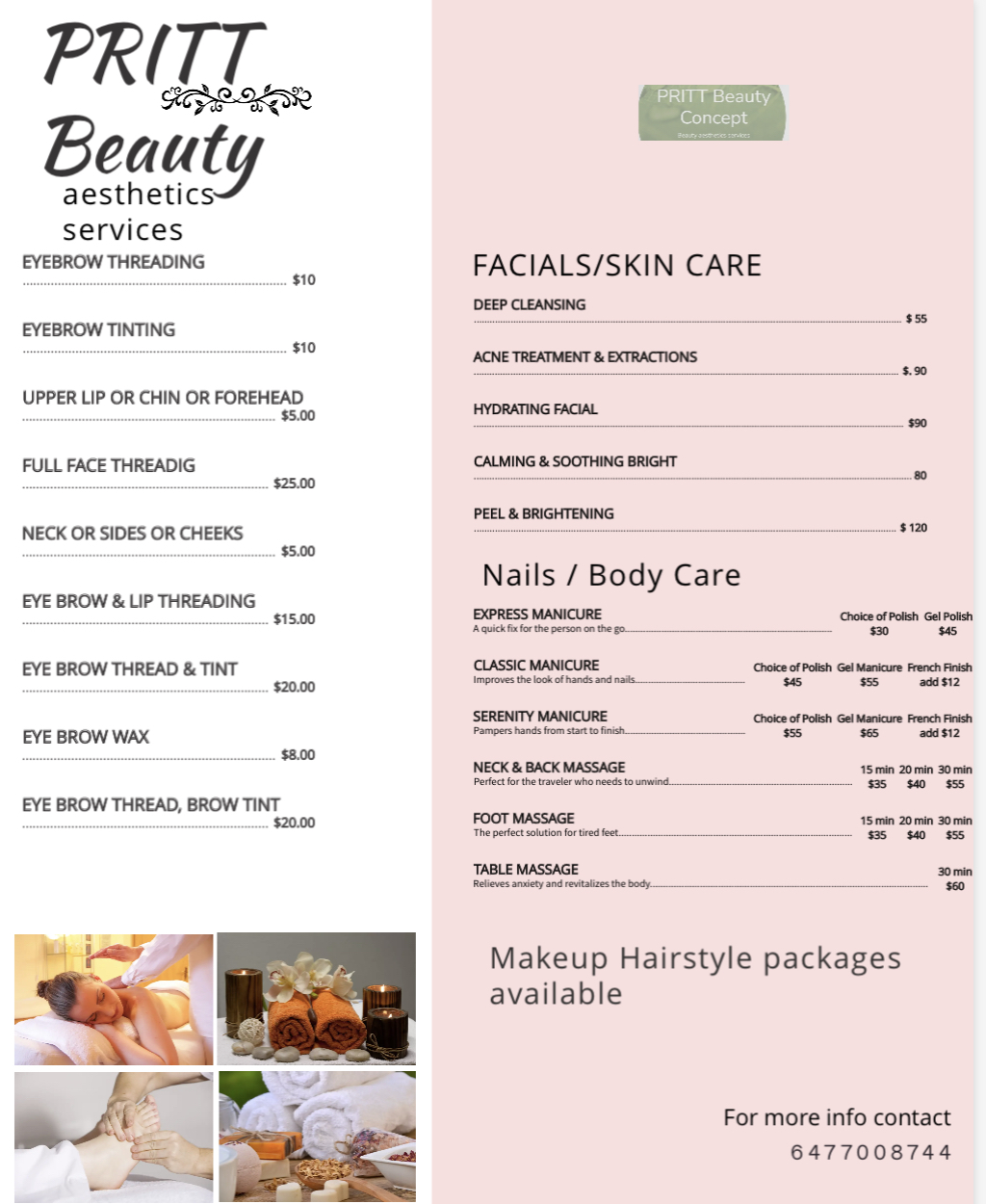 PRITTBeautyConcept | Curren Cres, Tillsonburg, ON N4G 0J3, Canada | Phone: (647) 700-8744