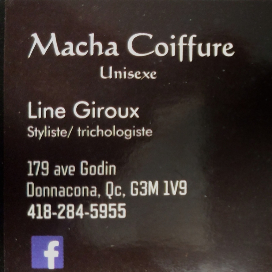Macha Coiffure | 179 Avenue Godin, Donnacona, QC G3M 1V9, Canada | Phone: (418) 284-5955