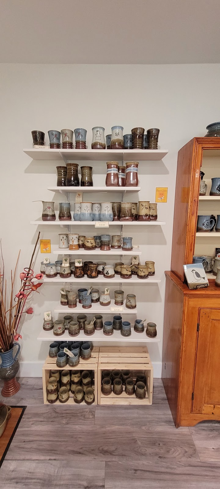 The Pottery Shop - Crimmins Pottery | 1 Shampers Bluff Rd, Kingston, NB E5N 1B5, Canada | Phone: (506) 763-2324