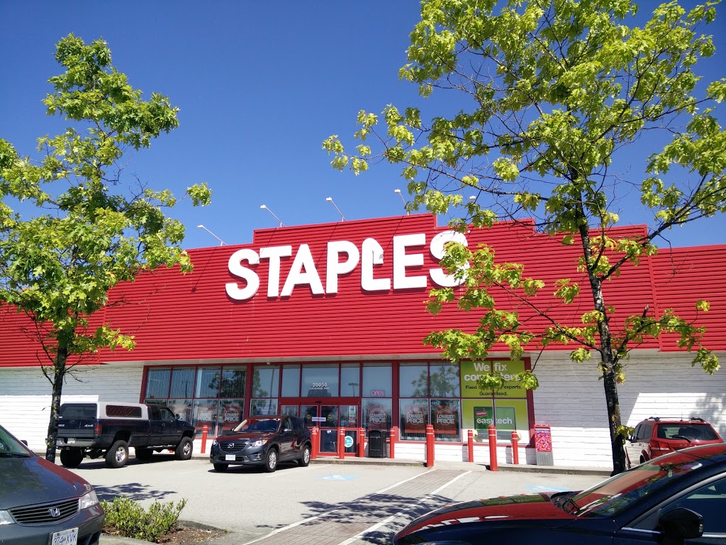 Staples | 20050 Lougheed Hwy, Maple Ridge, BC V2X 0P5, Canada | Phone: (604) 465-3429