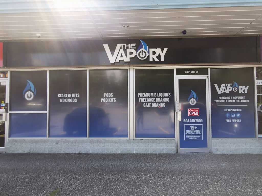 The Vapory | 4031 208 St, Langley City, BC V3A 2H3, Canada | Phone: (604) 510-7999