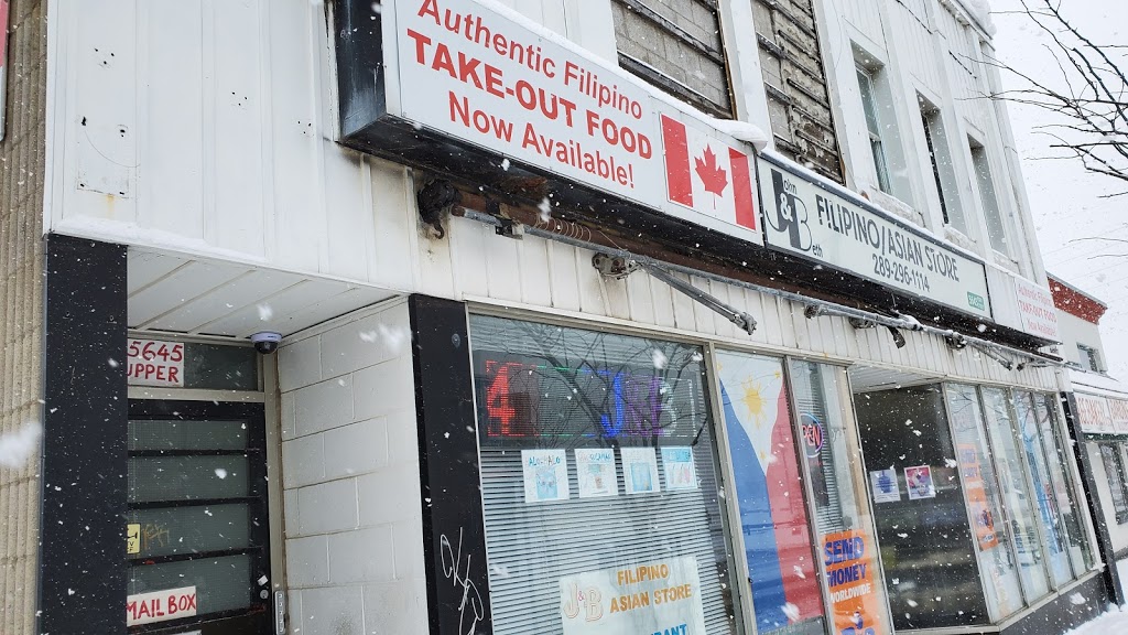 J&B Filipino/Asian Store & Filipino restaurant & Takeout | 5645 Ferry St, Niagara Falls, ON L2G 1S5, Canada | Phone: (289) 296-1114
