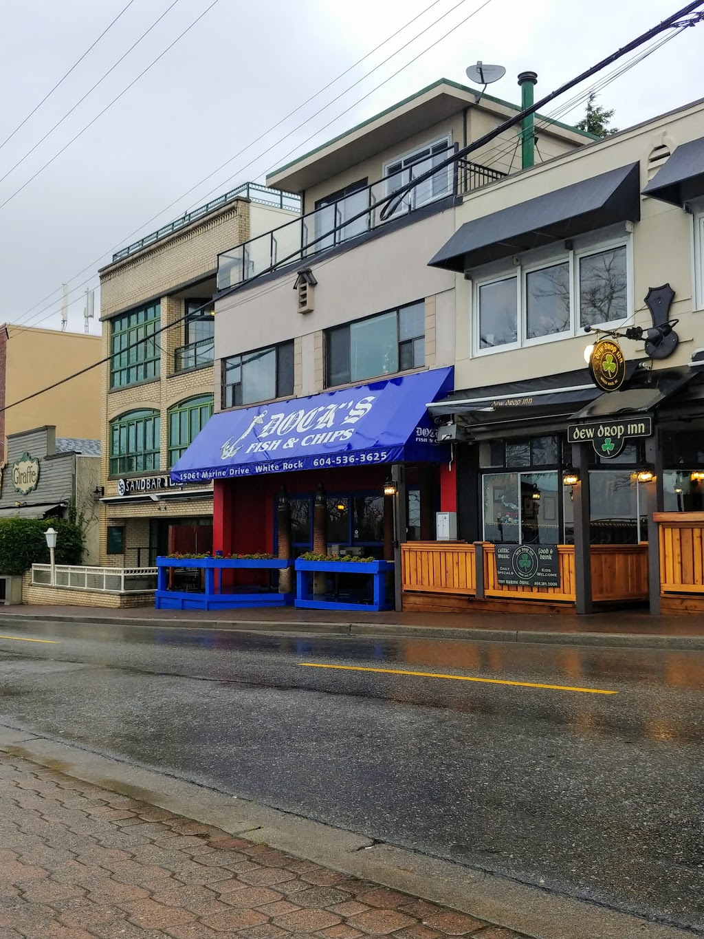 Docks Fish And Chips | 15061 Marine Dr, White Rock, BC V4B 1C5, Canada | Phone: (604) 536-3625