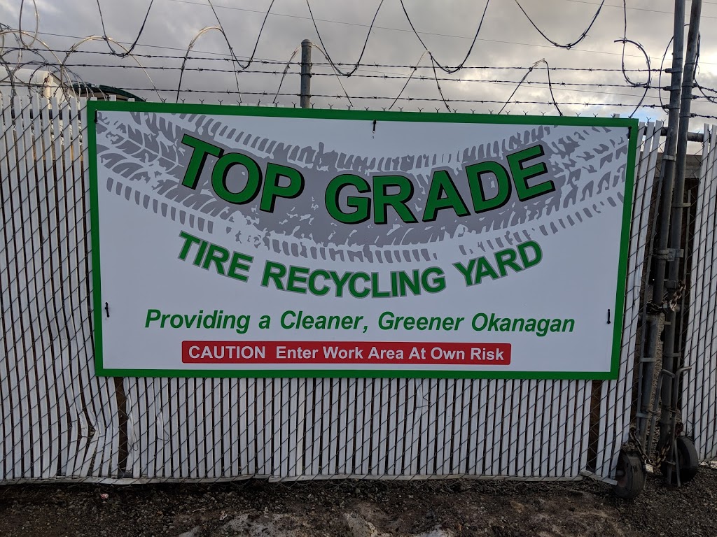 Top Grade Tire Recycling | car repair | 965 McCurdy Rd, Kelowna, BC V1X 2P9, Canada | 2502158473 OR +1 250-215-8473