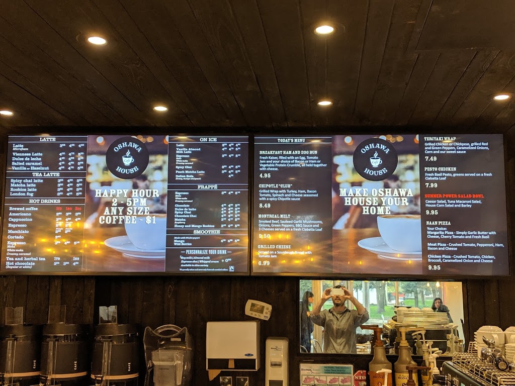 Cafe Oshawa House | 62 King St W, Oshawa, ON L1H 1A6, Canada | Phone: (905) 240-7355