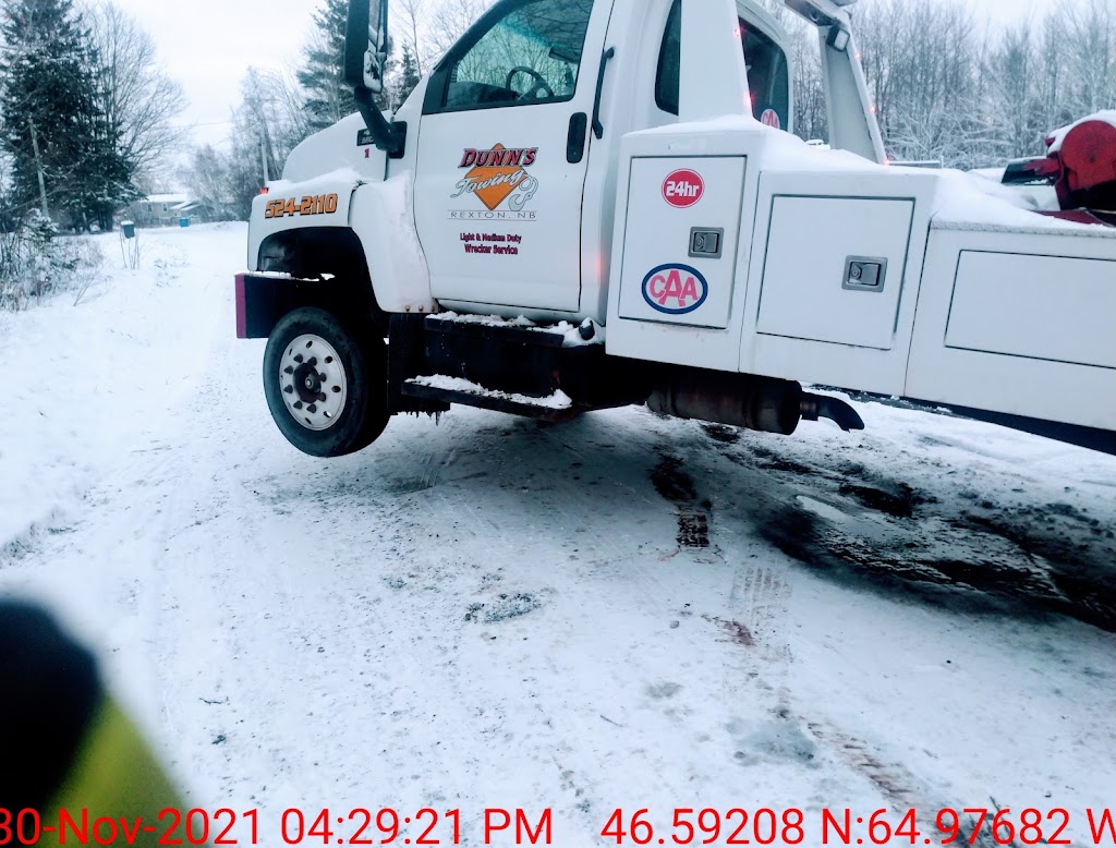 Dunns Towing INC. | 52 Main st, Rexton, NB E4W 2B1, Canada | Phone: (506) 524-2110