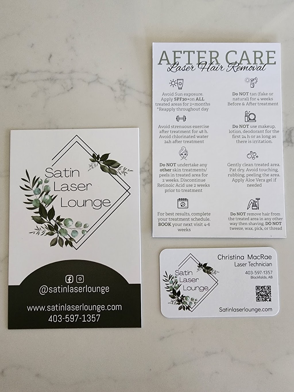 Satin Laser Lounge | 53 Vintage Close, Blackfalds, AB T4M 0L6, Canada | Phone: (403) 597-1357