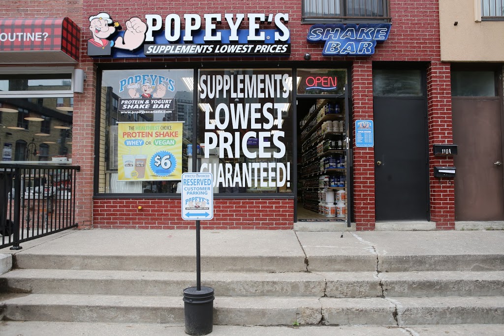 Popeyes Supplements | 118 Atlantic Ave, Toronto, ON M6K 1X9, Canada | Phone: (416) 531-3777