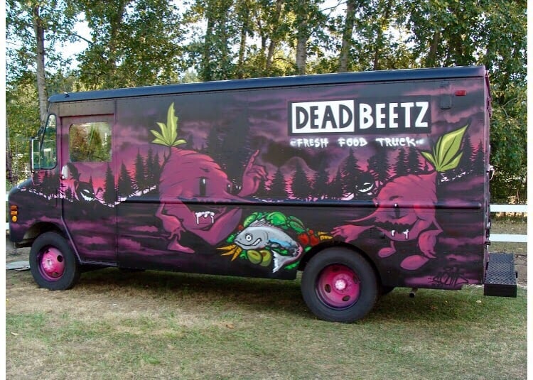 Deadbeetz Burgers Food Truck | Courtyard Behind Museum, 675 Belleville St, Victoria, BC V8W 9W2, Canada | Phone: (250) 590-9263