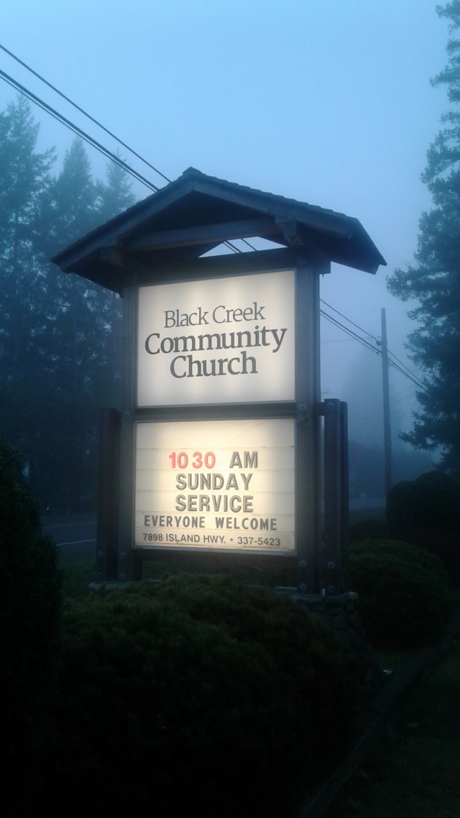 Black Creek Community Church | 7898 N Island Hwy, Black Creek, BC V9J 1G5, Canada | Phone: (250) 337-5423