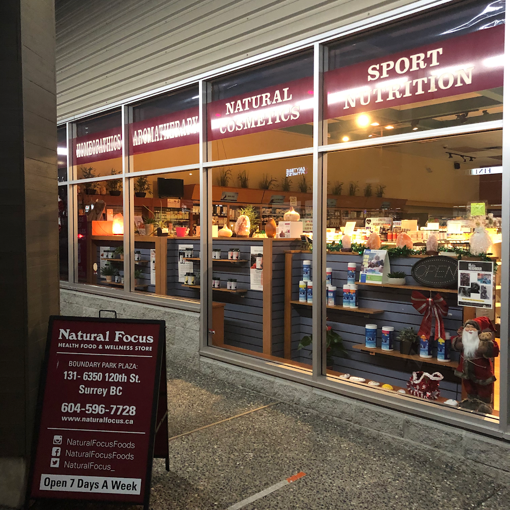 Natural Focus Foods | 6350 120 St Unit 131, Surrey, BC V3X 3K1, Canada | Phone: (604) 596-7728