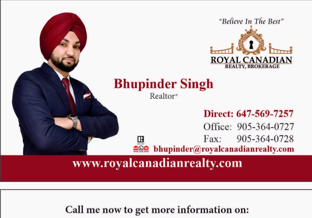 Bhupinder Singh,Realtor | 2896 Slough St Unit 1, Mississauga, ON L4T 1G3, Canada | Phone: (647) 569-7257