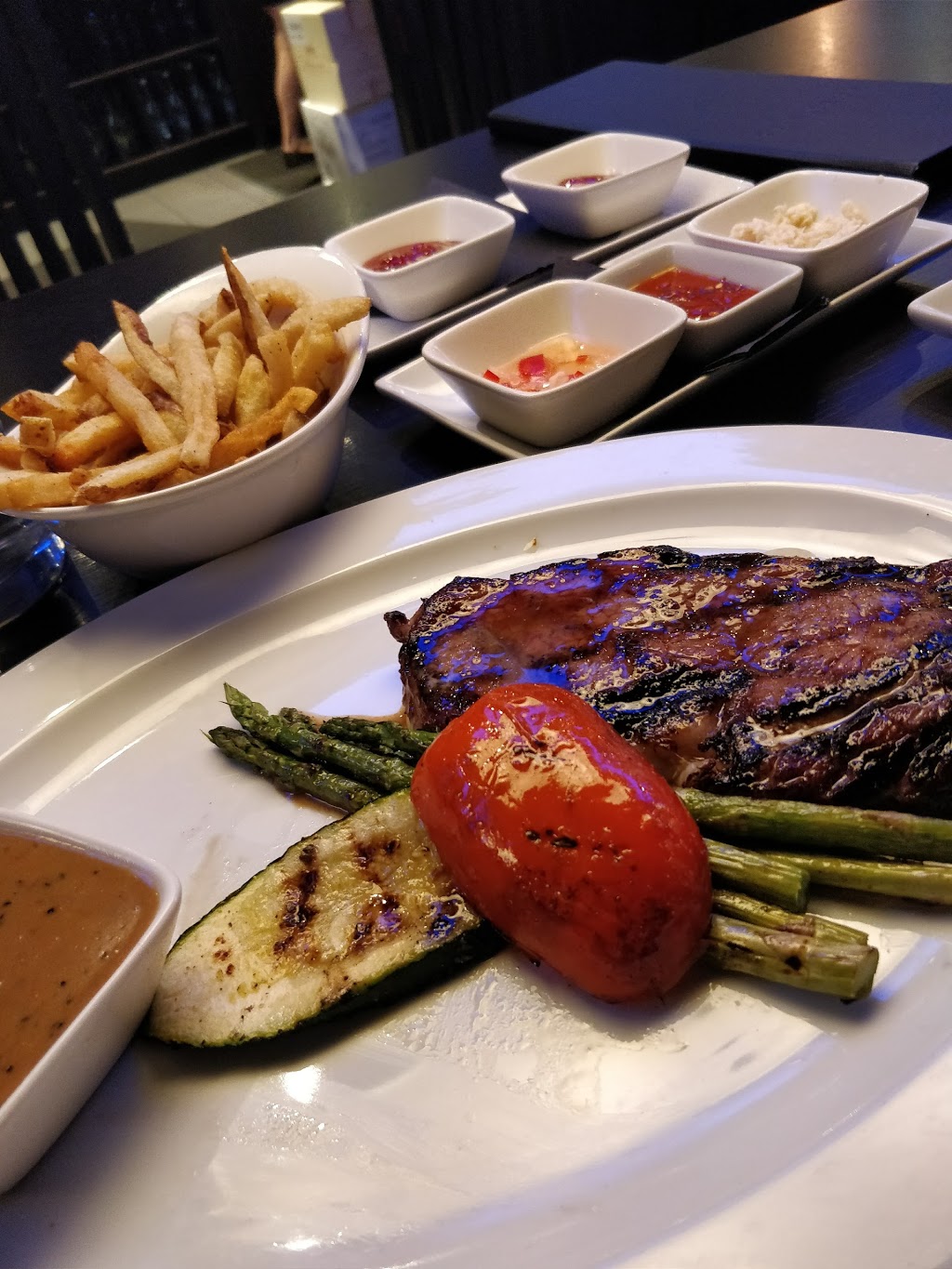 Cagneys Steakhouse & Winebar | 128 Queen St S Unit 10, Mississauga, ON L5M 1K8, Canada | Phone: (905) 826-2311