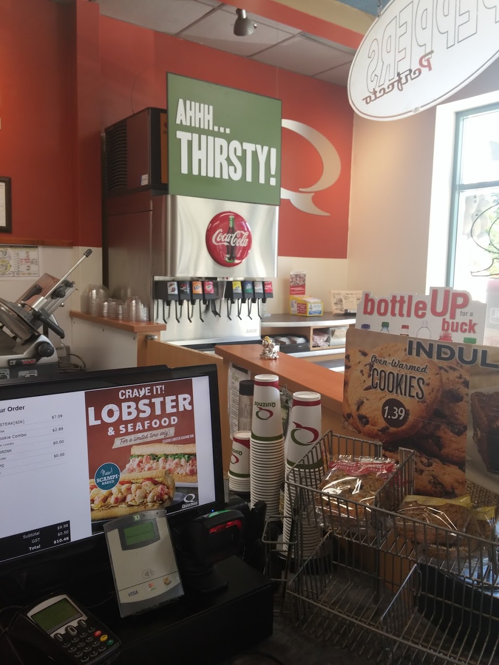 Quiznos | 2670 152 St #310, Surrey, BC V4P 1M8, Canada | Phone: (604) 531-7702
