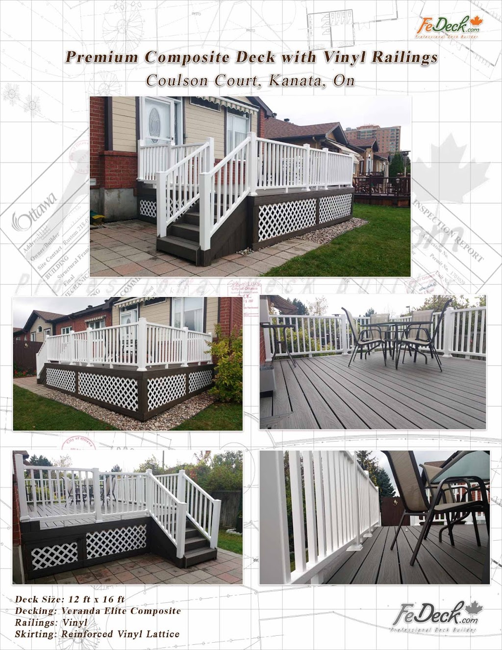 Fedeck.com - Deck Company (Builder, Contractor ) | 3889 McBean St, Richmond, ON K0A 2Z0, Canada | Phone: (613) 218-0281