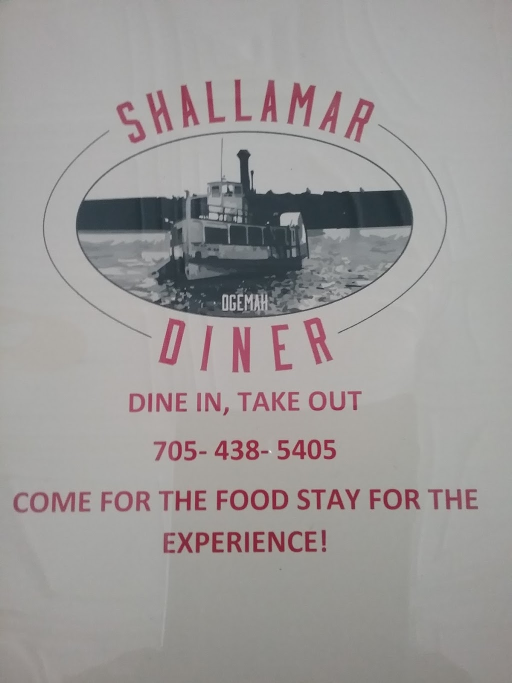 Shallamar Diner | 1328 Portage Rd, Kirkfield, ON K0M 2B0, Canada | Phone: (705) 438-5405