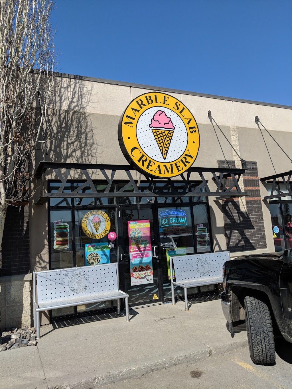 Marble Slab Creamery | 100 Campsite Rd, Spruce Grove, AB T7X 3Z3, Canada | Phone: (780) 962-8877