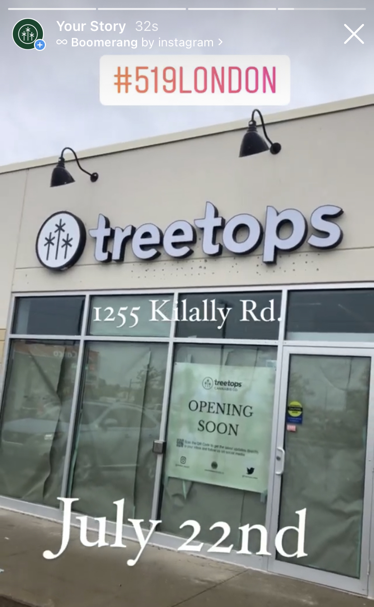 TreeTops Cannabis Co. | 1255 Kilally Rd, London, ON N5Y 6K9, Canada | Phone: (519) 453-6996