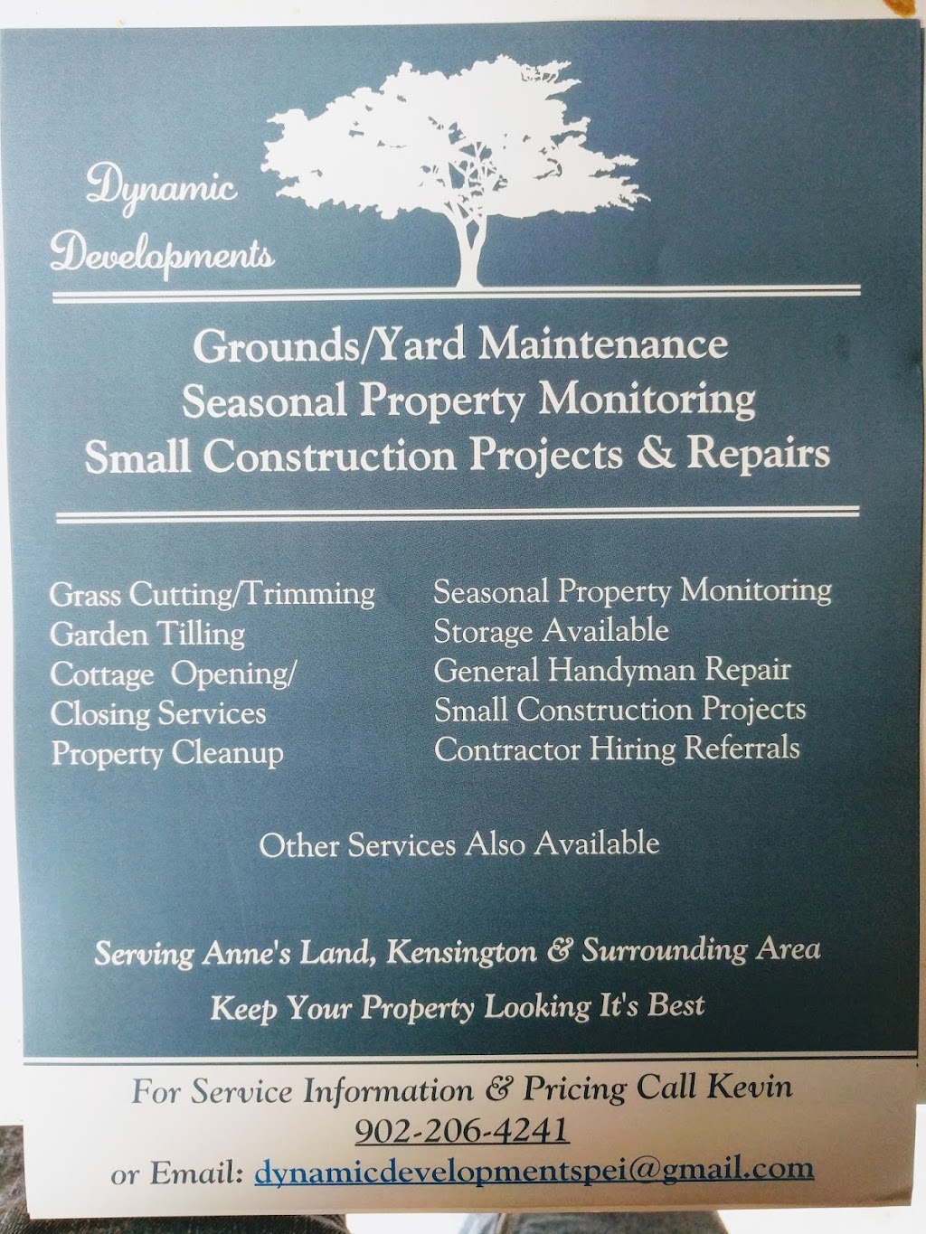 Dynamic Developments | 356 Maceachern Rd, Kensington, PE C0B 1M0, Canada | Phone: (902) 206-4241