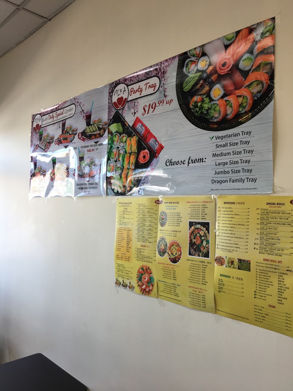 Mika Sushi | 3307 Sheppard Ave E, Scarborough, ON M1T 3K3, Canada | Phone: (647) 456-6860