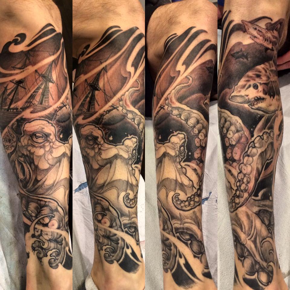 Black Label Tattoos with Teemu Hakala, David Gluck, and Kate Sto | 1234 Clements Road, (For actual address please contact), Duncan, BC V9L 6J8, Canada