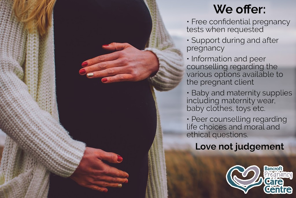 Bancroft Pregnancy Care Centre | Box 511, 35 Sherbourne St N, Bancroft, ON K0L 1C0, Canada | Phone: (613) 332-4673