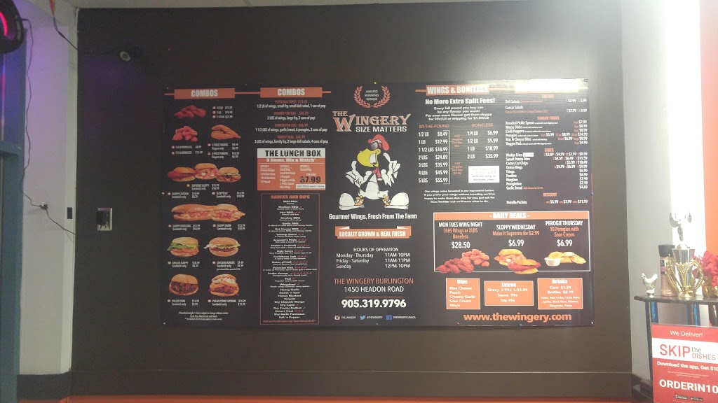 The Wingery | 1450 Headon Road, Burlington, ON L7M 3Z5, Canada | Phone: (905) 319-9796