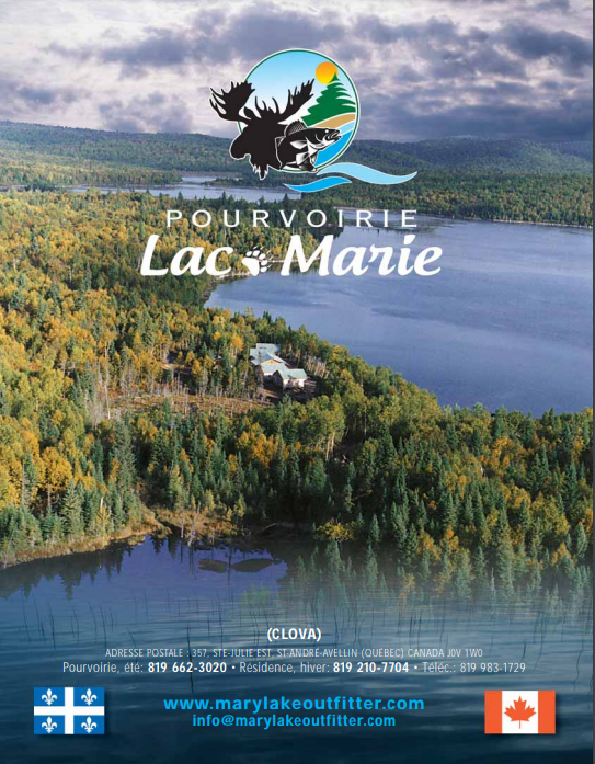 Pourvoirie Lac Marie | Lac bolduc, La Tuque, QC G0X 3M0, Canada | Phone: (819) 210-7704