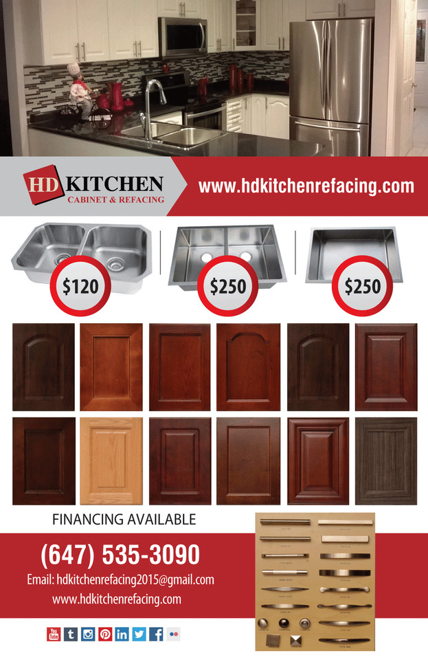 hd kitchen refacing | 140 Milner Ave, Scarborough, ON M1S 3R3, Canada | Phone: (647) 535-3090